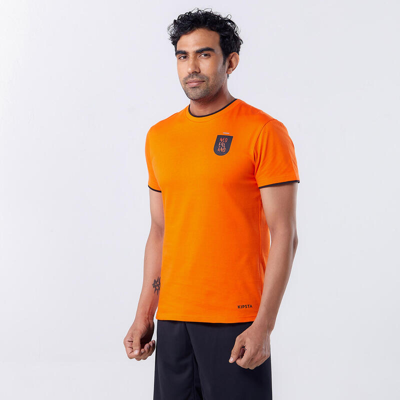 CAMISOLA DE FUTEBOL ADULTO FF100 HOLANDA 2024