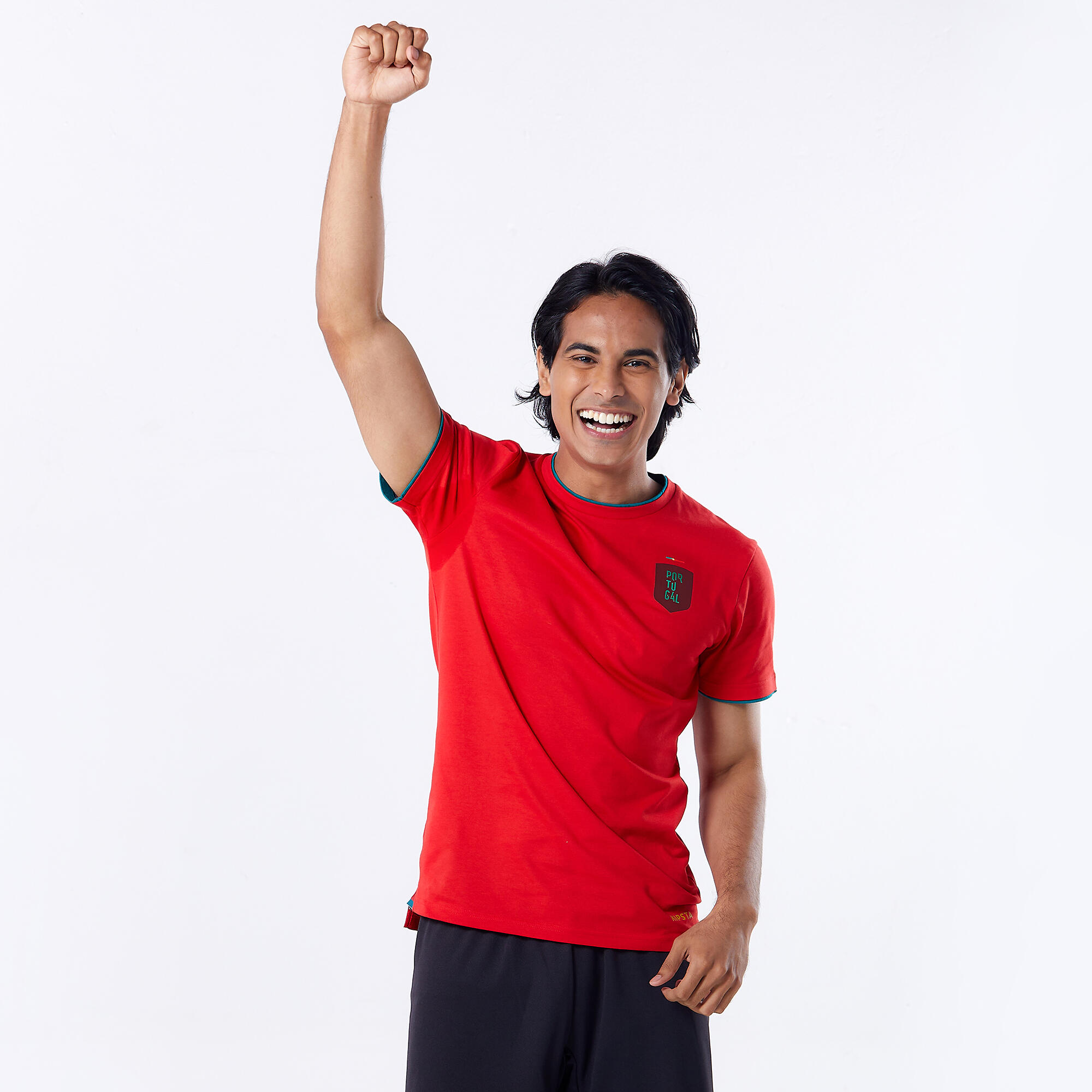 Maglia calcio adulto FF 100 Portogallo 11/16