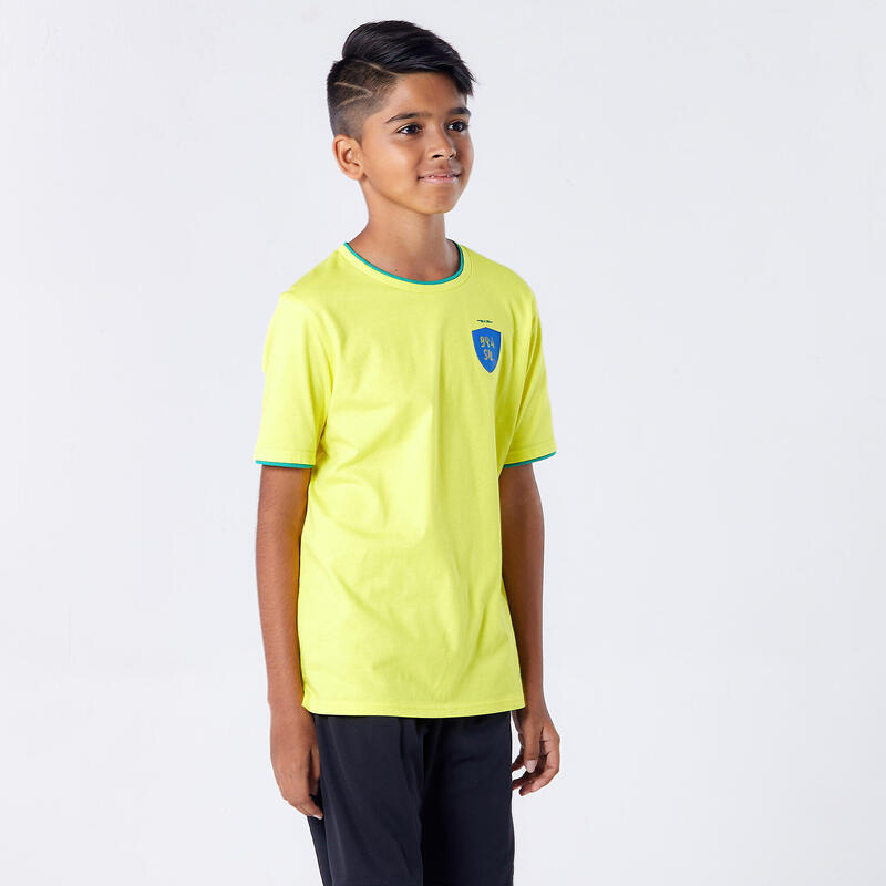 Tricou Fotbal FF100 Brazilia 2024 Copii