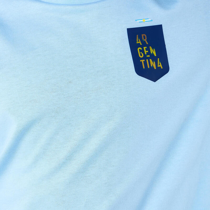 Camiseta de fútbol Argentina Niños Kipsta F100 2022