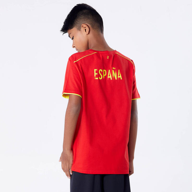 Camiseta de fútbol España Niños Kipsta F100 2022 |