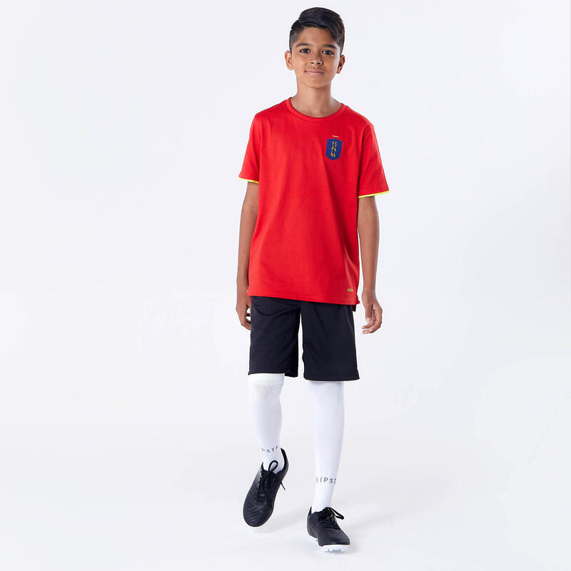 CAMISOLA DE FUTEBOL CRIANÇA ESPANHA FF100 2024