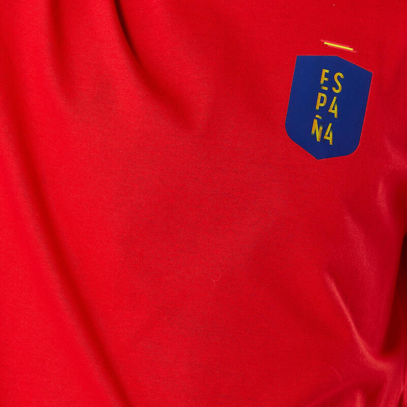 Tricou Fotbal FF100 Spania Roșu Copii