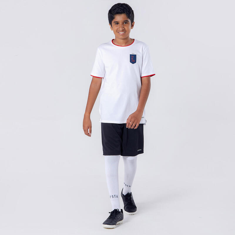 Koszulka do piłki nożnej dla dzieci Kipsta FF100 Wielka Brytania 2024