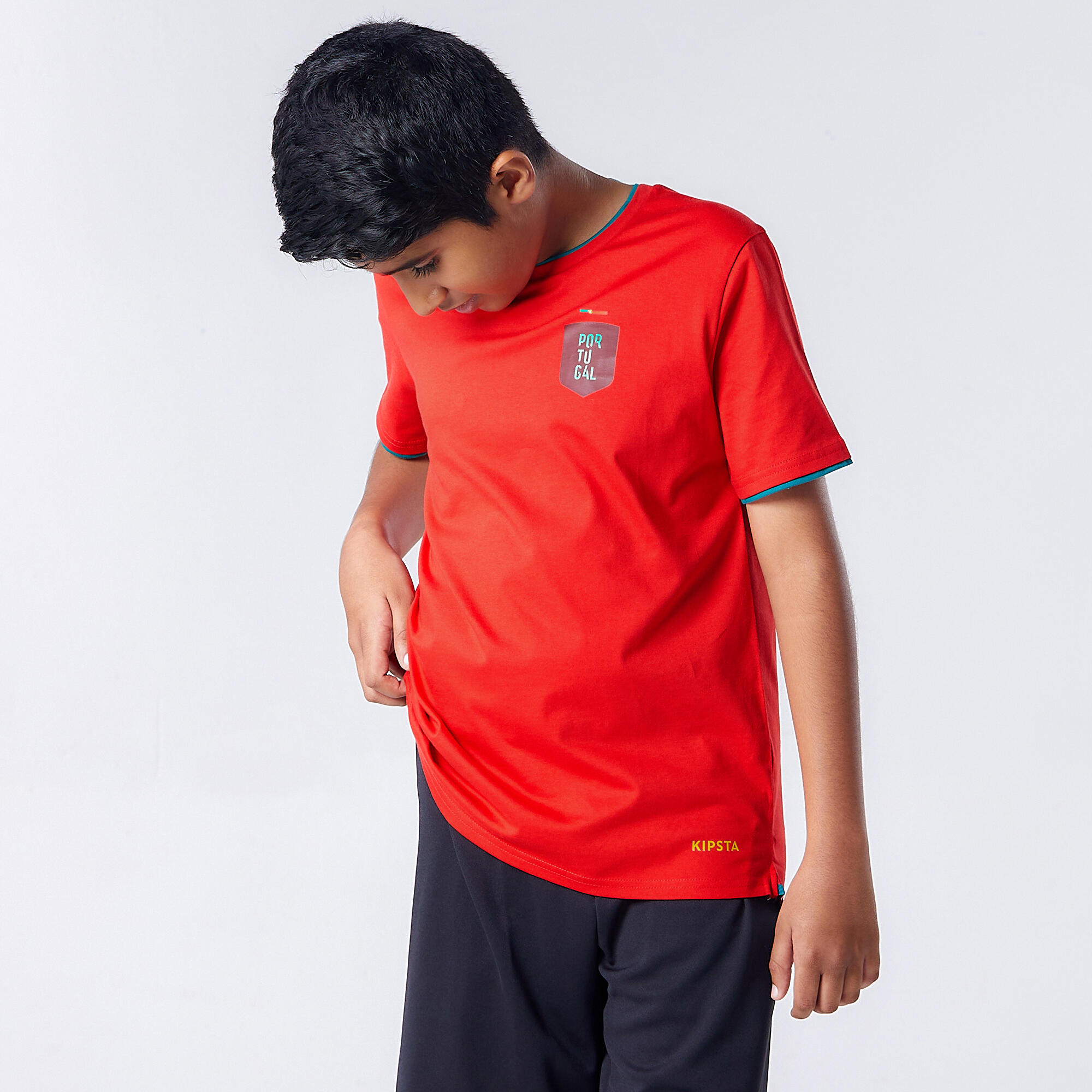Maglia calcio bambino FF 100 Portogallo 7/9