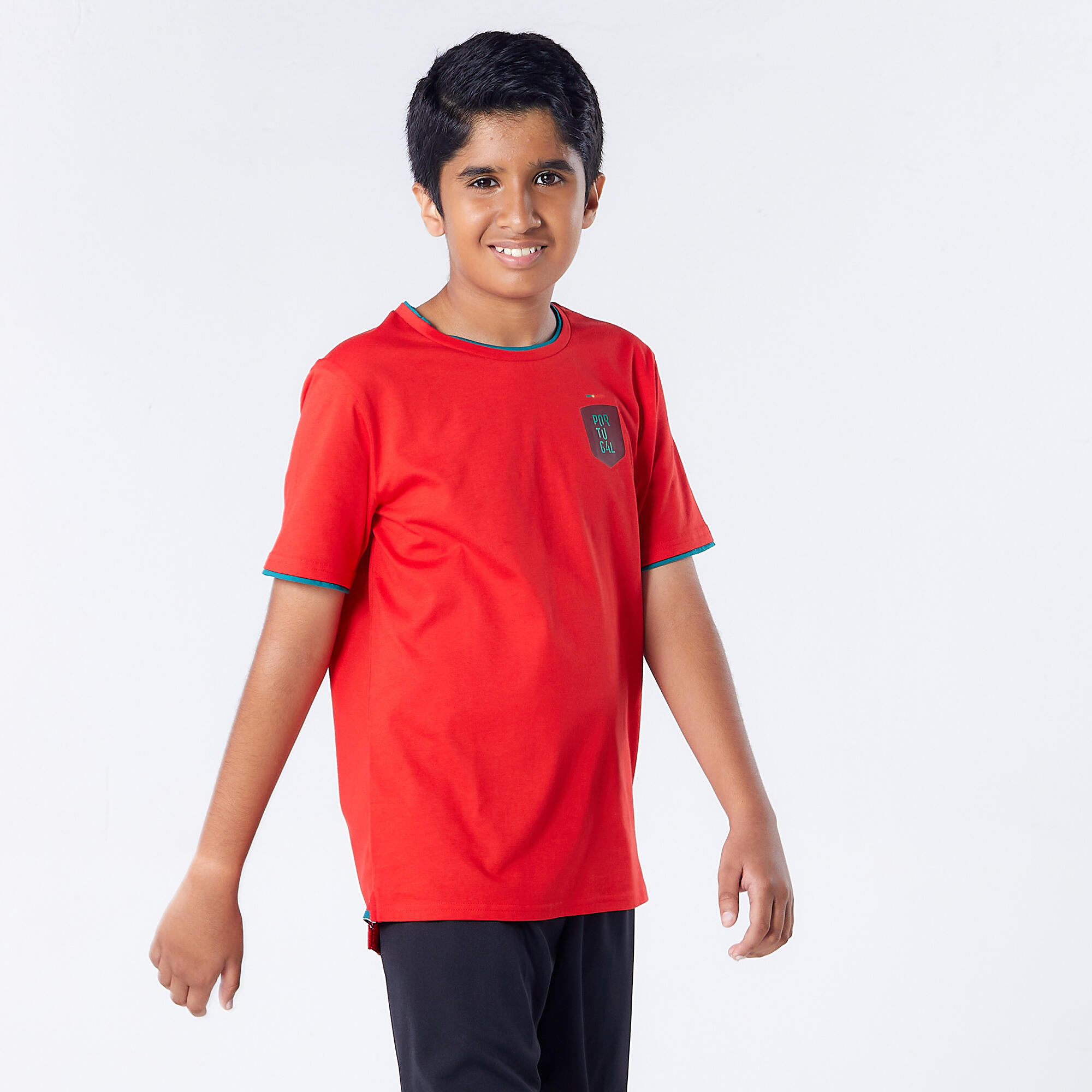 Maglia calcio bambino FF 100 Portogallo 6/9