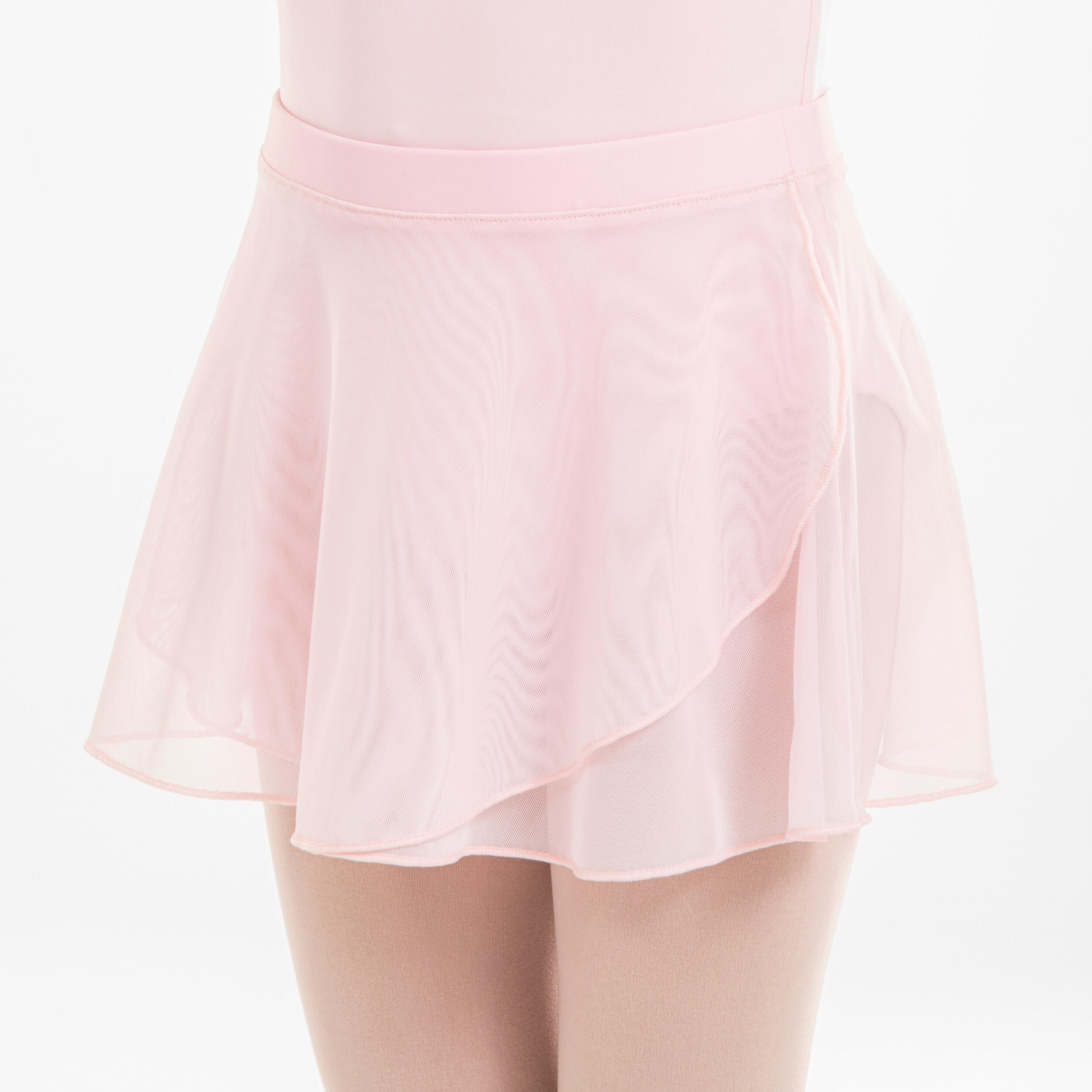 Girls' Voile Ballet Wrap Skirt - Pink - STAREVER