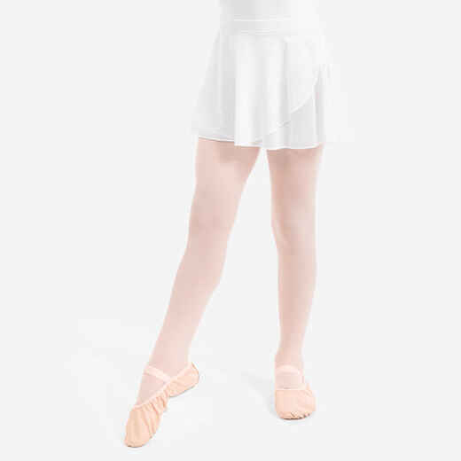 
      Girls' Ballet Voile Wrap Skirt - White
  