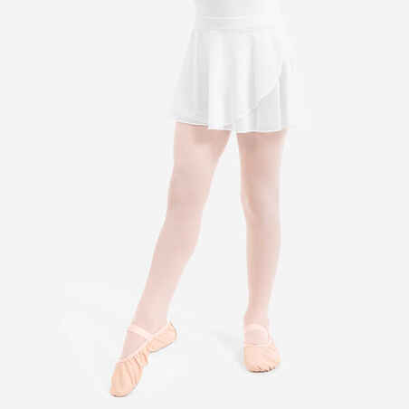 Suknjica za balet od šifona za djevojčice bijela