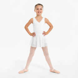 Girls' Ballet Voile Wrap Skirt - White