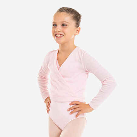 Mergaičių baleto ir modernaus šokio kojų šildiklis, rožinės spalvos