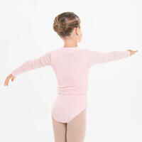 Girls' Ballet Wrap-Over Top - Pink