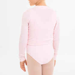 Girls' Ballet Wrap-Over Top - Pink