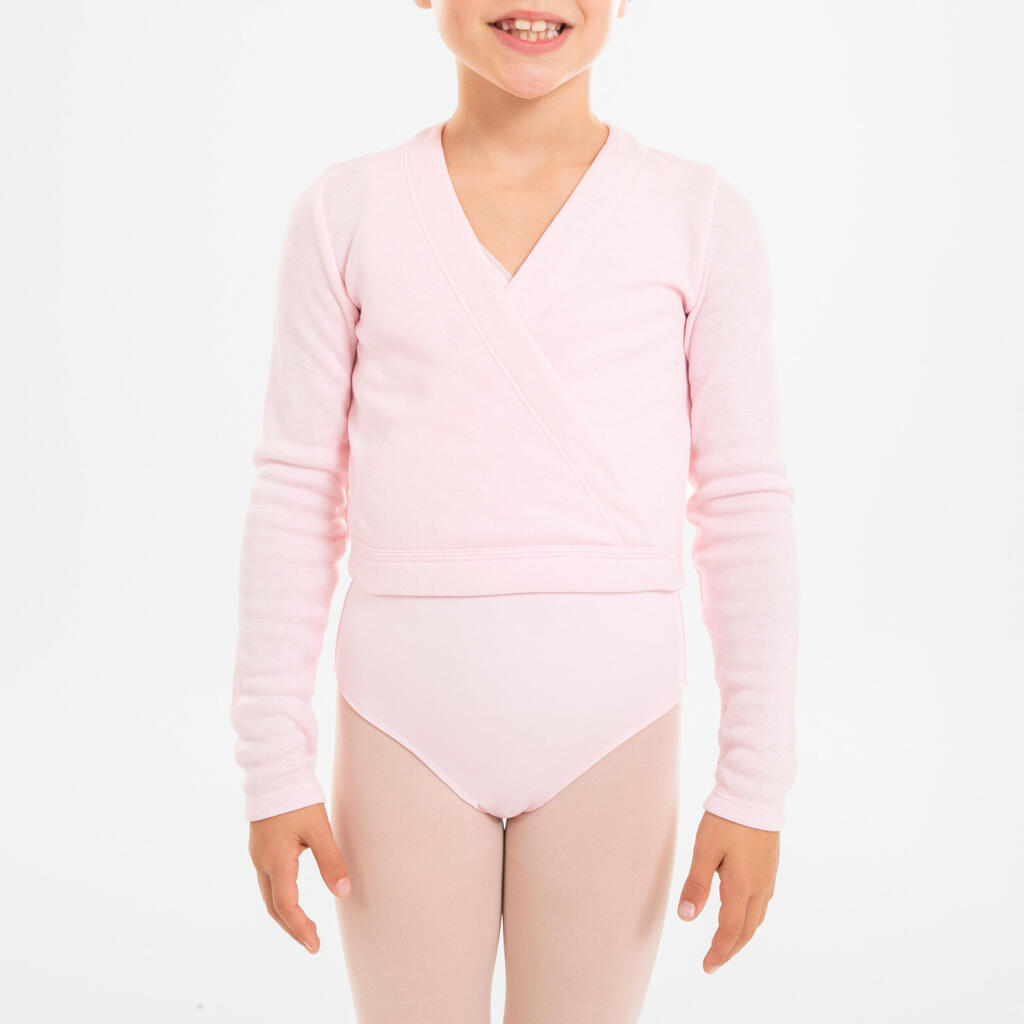 Wickeljacke Ballett Mädchen - rosa 