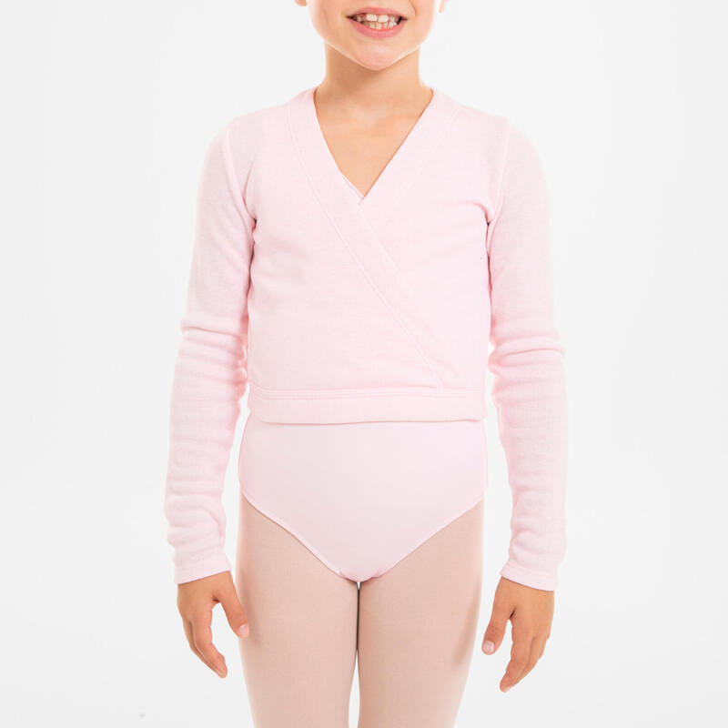 Wickeljacke Ballett Mädchen - rosa 