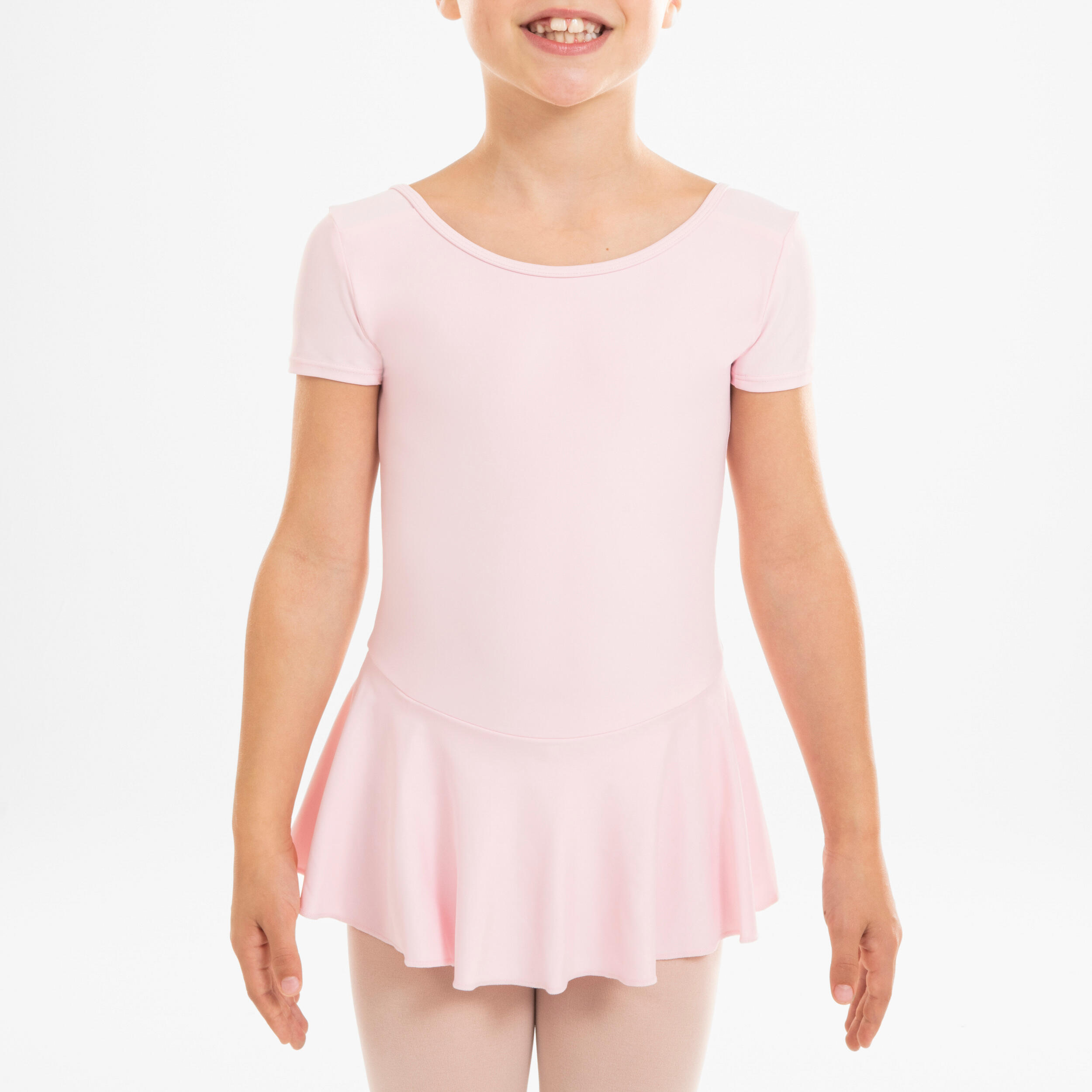 Girls' Ballet Skirted Leotard - Pink 5/7