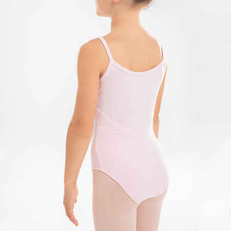 Maillot Ballet tirantes finos Niña Starever rosa pálido - Decathlon