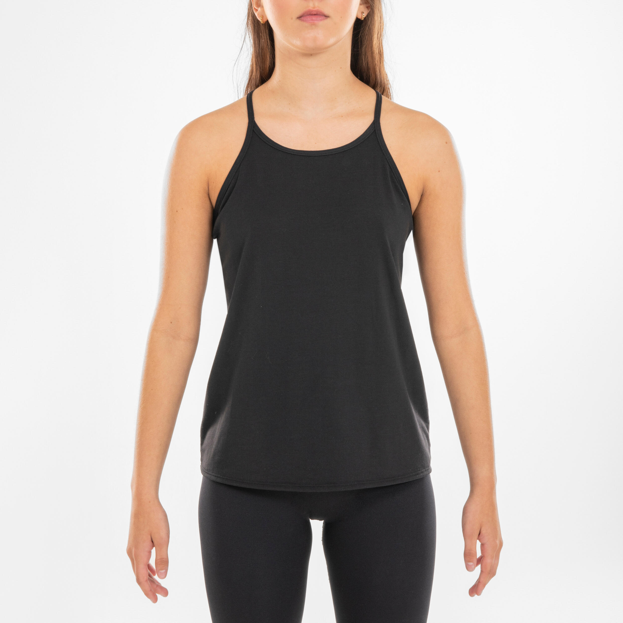 Camiseta negra cheap tirantes niña decathlon