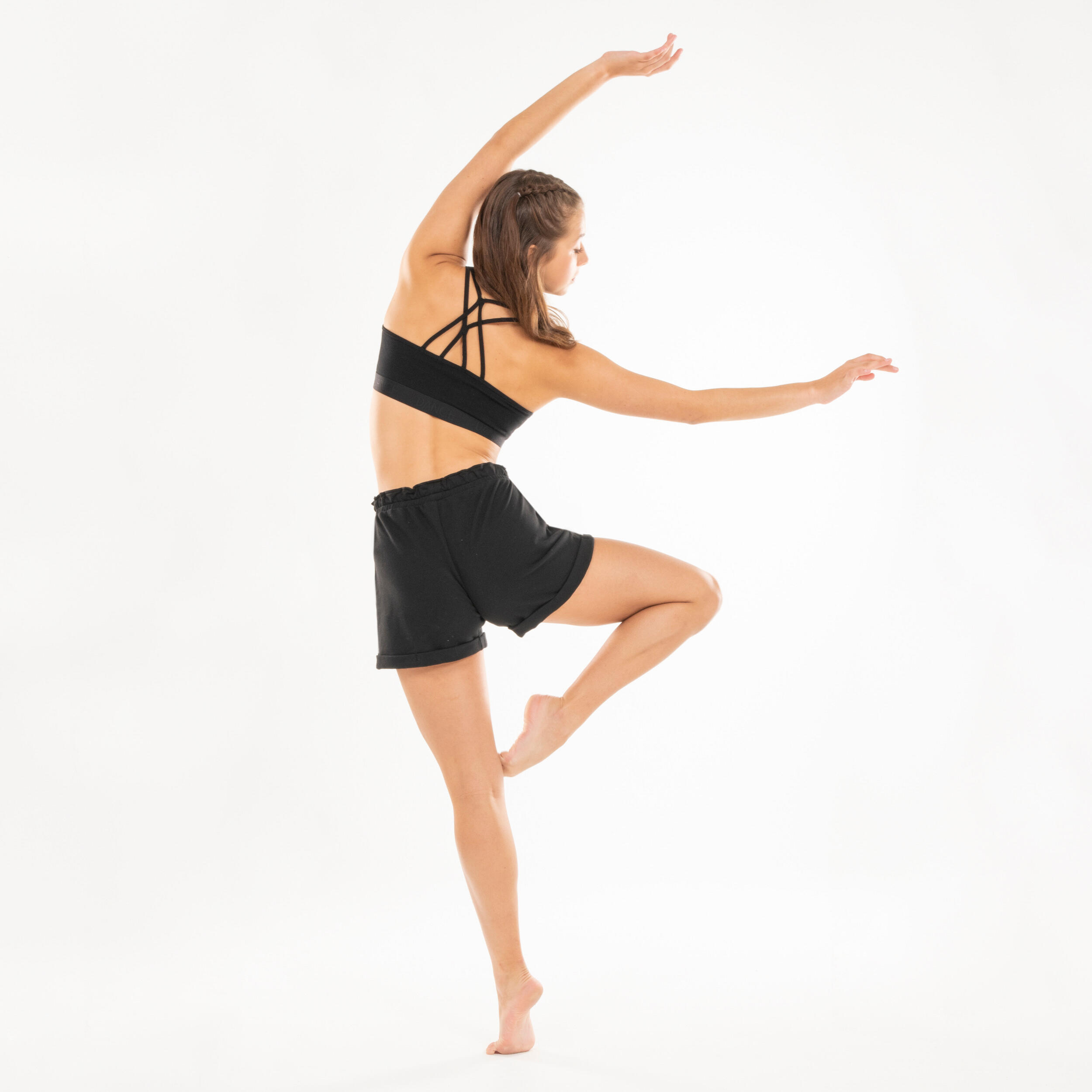 NEW wo/tag Prima Studio Barre Bra: Ballet, Yoga, Dance Wear, Black Size S
