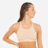 Girls' Modern Dance/Jazz Sports Bra with Thin Straps - Beige