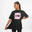 T-shirt danse modern jazz oversize Fille - noir