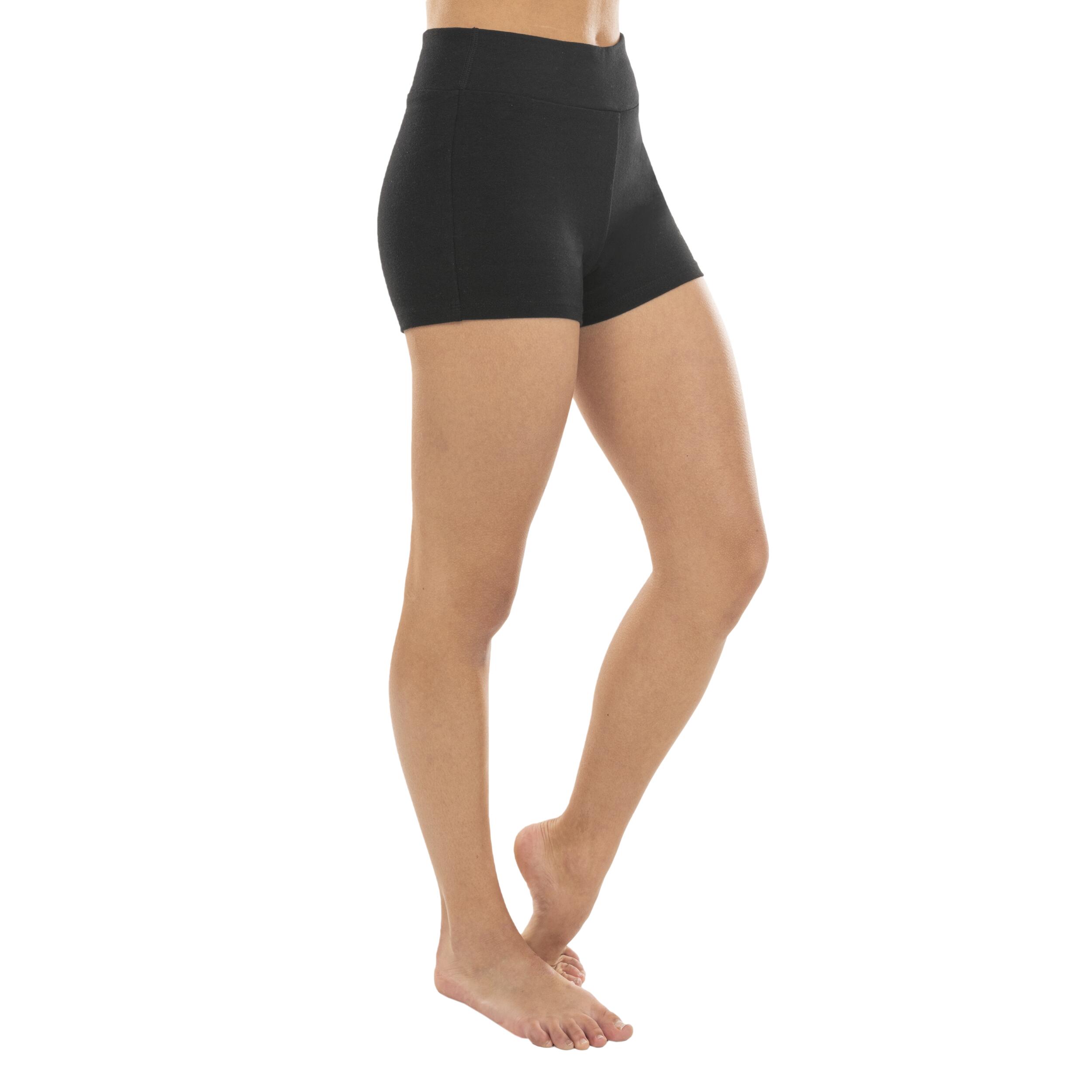 Girls’ Modern Dance and Modern Jazz Shorts - Black - STAREVER