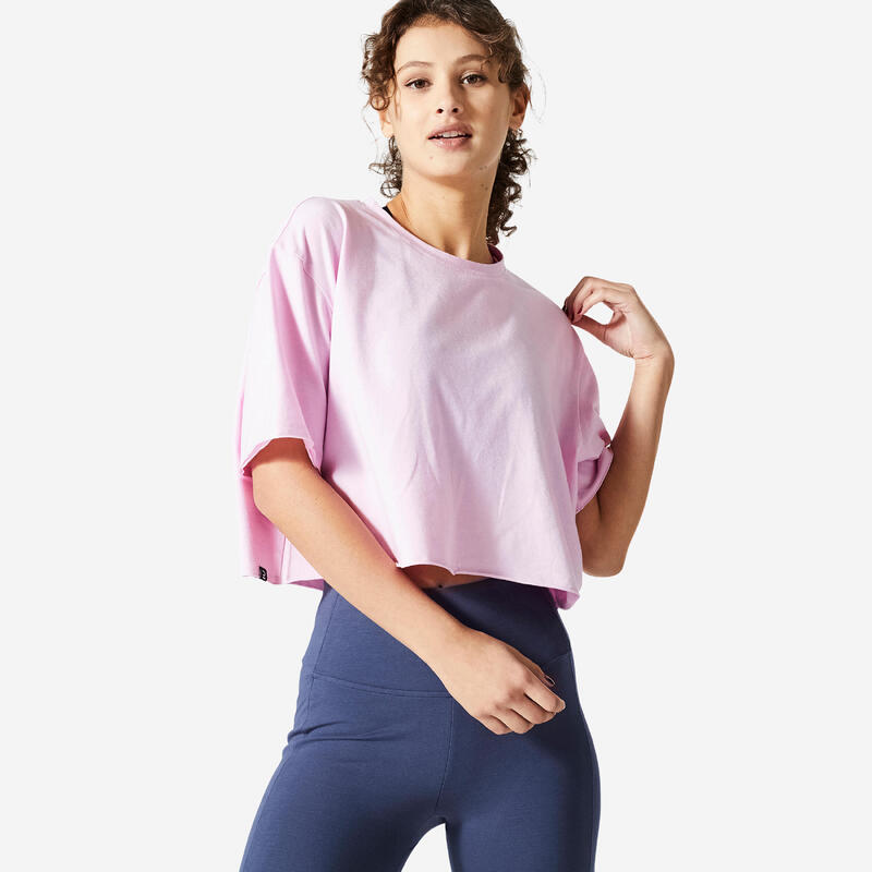 Ružičasta ženska majica kratkih rukava 520