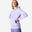 Sweatshirt com Capuz Fitness Mulher 500 Essential Violeta