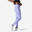 Mallas Leggings fitness algodón Fit+ Mujer Domyos violeta