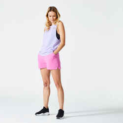Women's Fitness Shorts 520 - Geranium Pink