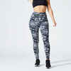 Leggings Damen - 520 bedruckt grau 