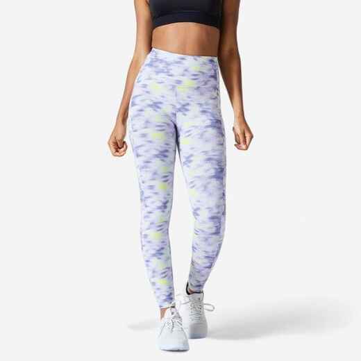 
      Legging Fitness Femme galbant - 520 Imprimé Mauve clair
  