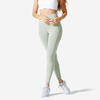 Legging Fitness Femme galbant - 520 Gris sauge