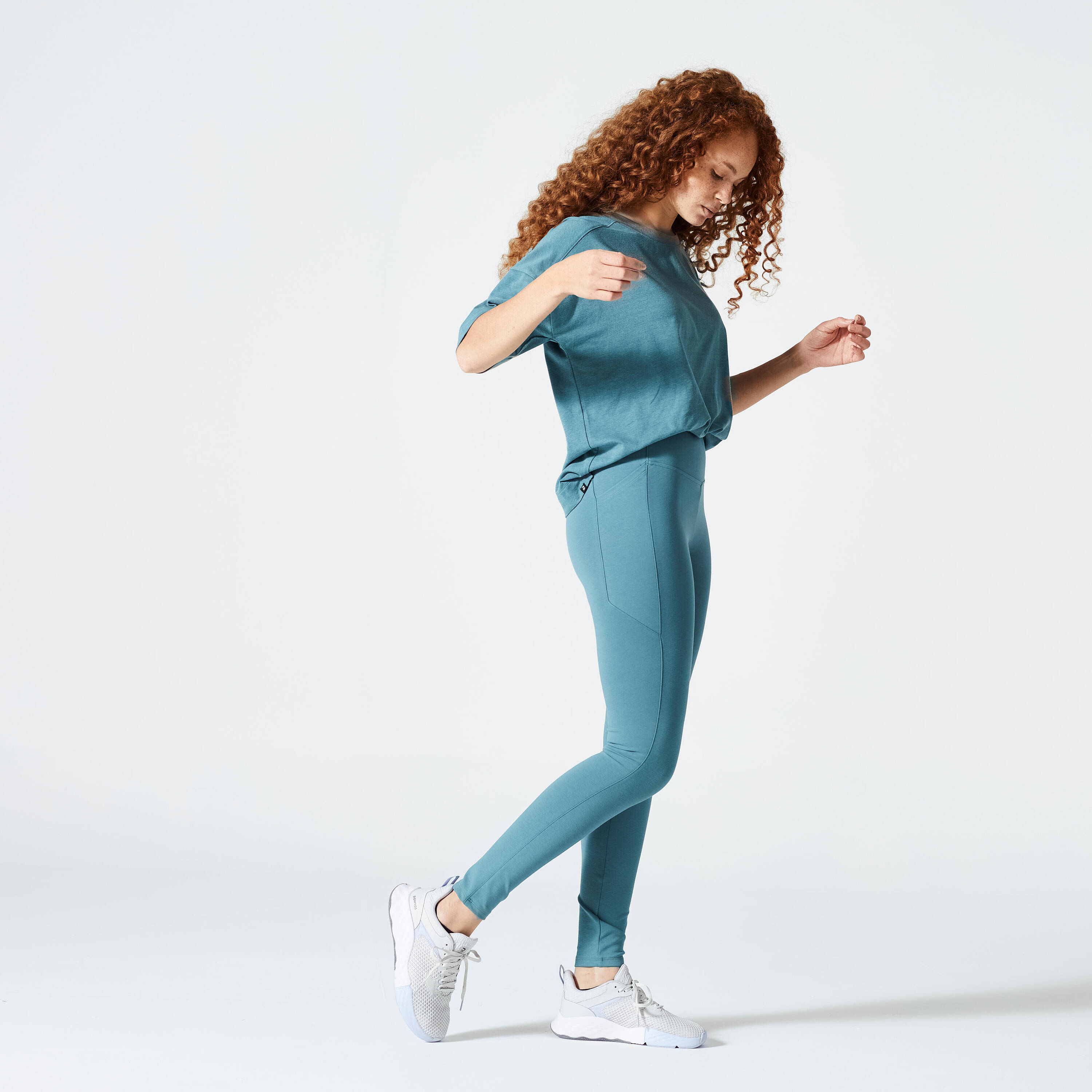 Women's Fitness Shaping Leggings 520 - Frosted Cedar Green -  2