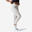 Modellerende fitness legging voor dames 520 beige taupe