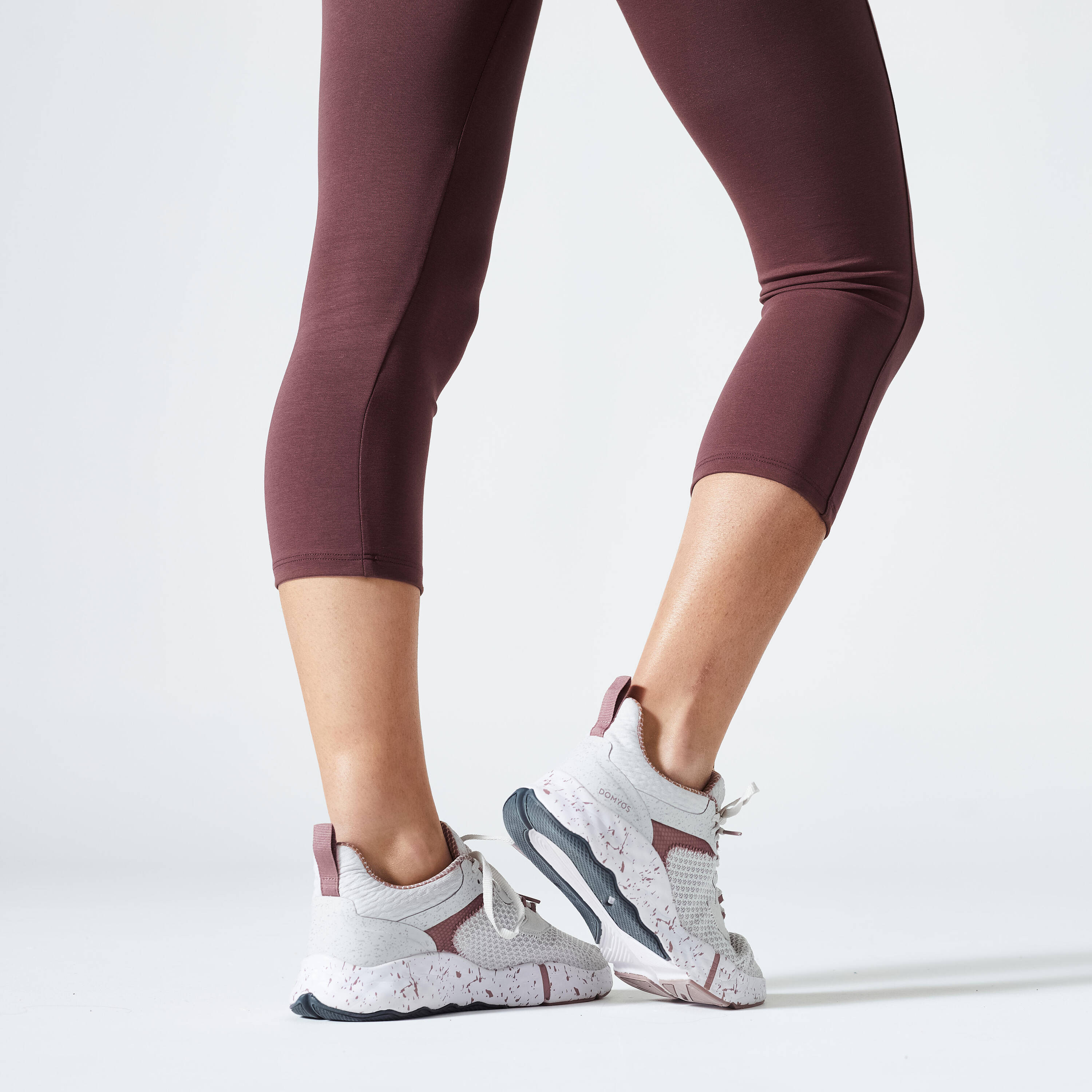 Women's Shaping 7/8 Fitness Leggings 520 - Mahogany -  5