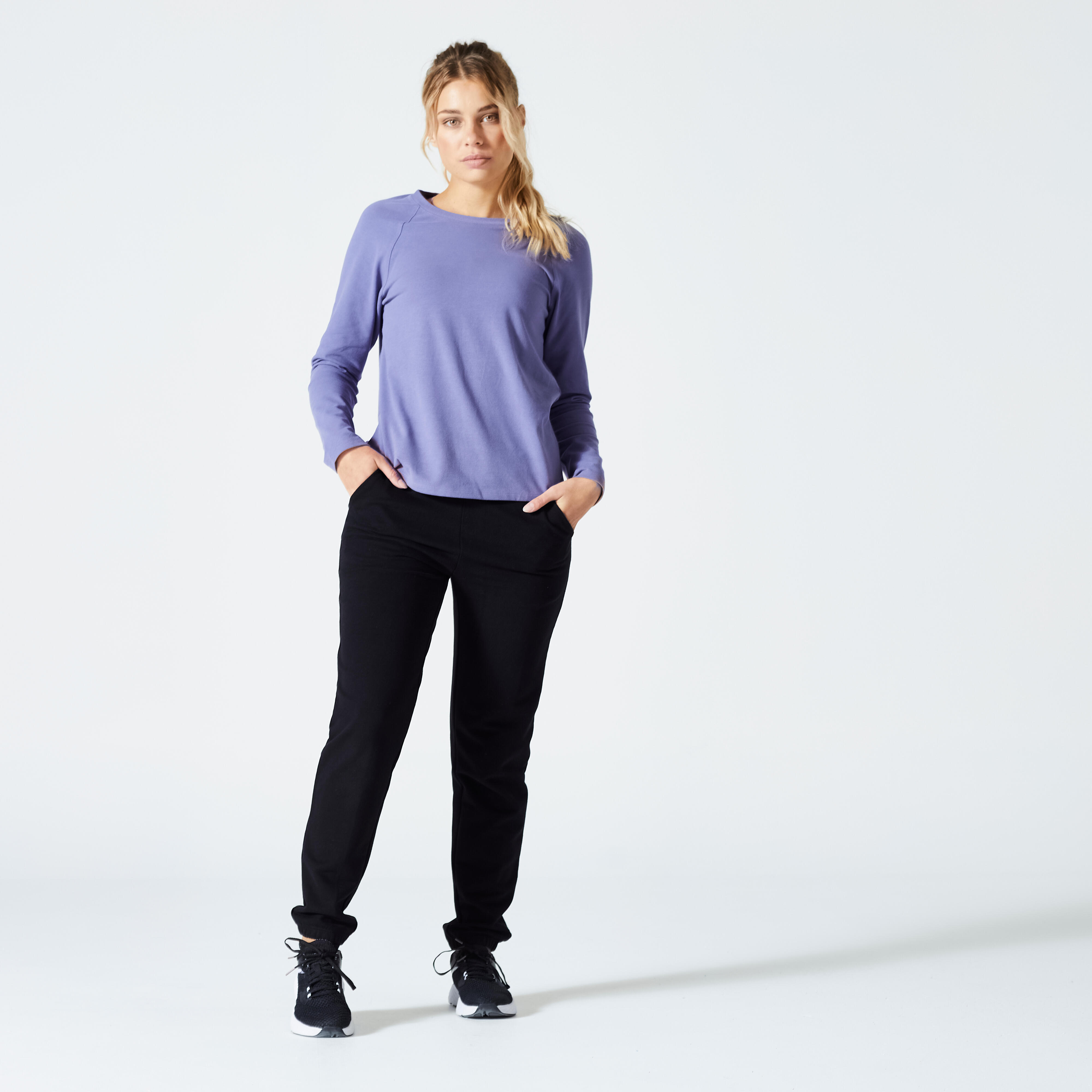 Pantalon ajusté femme – Essentiel 500 - DOMYOS