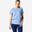 Fitness T-shirt voor dames 500 Essentials indigoblauw