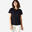 T-shirt Damen - 500 Essentials schwarz