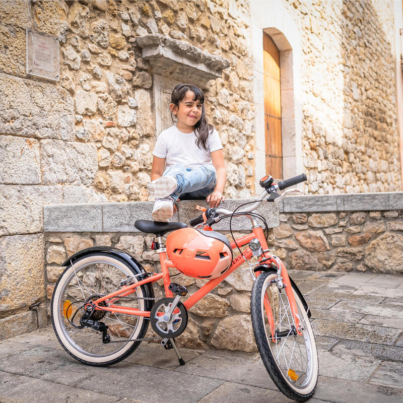 Bicicleta niños 20 pulgadas Riverside 500 6-9 años coral