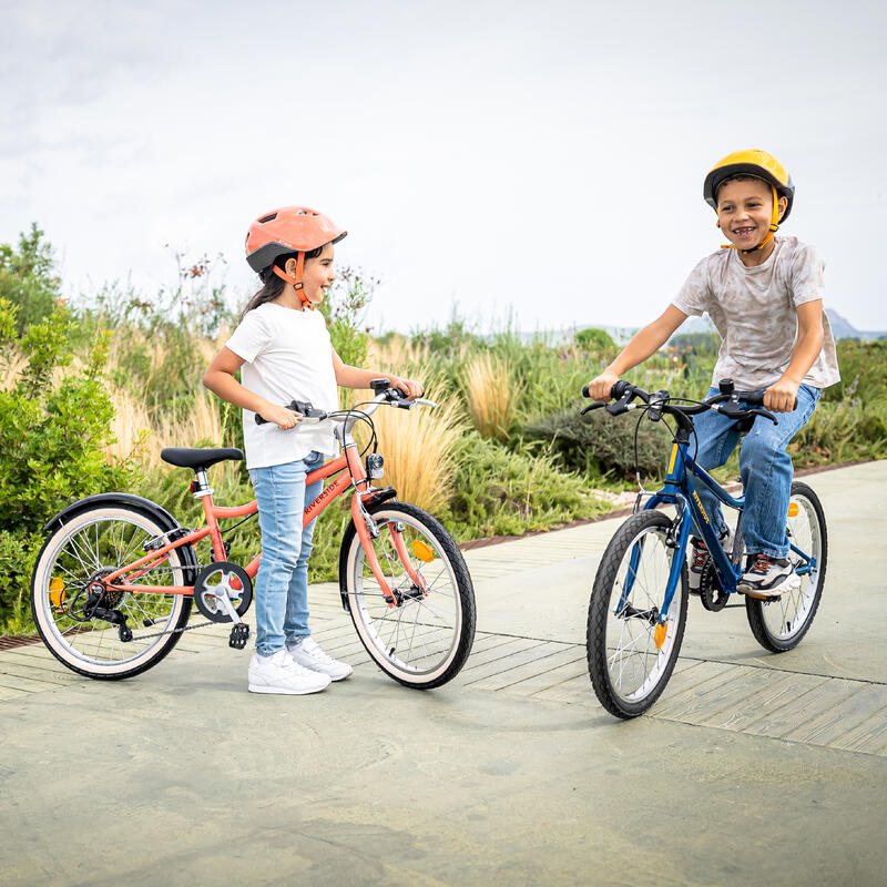 Bicicleta niños 20 pulgadas Riverside 500 6-9 años coral