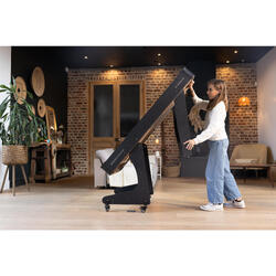 Billardtisch Poolbillard BT 500 US klappbar graues Tuch PONGORI - DECATHLON