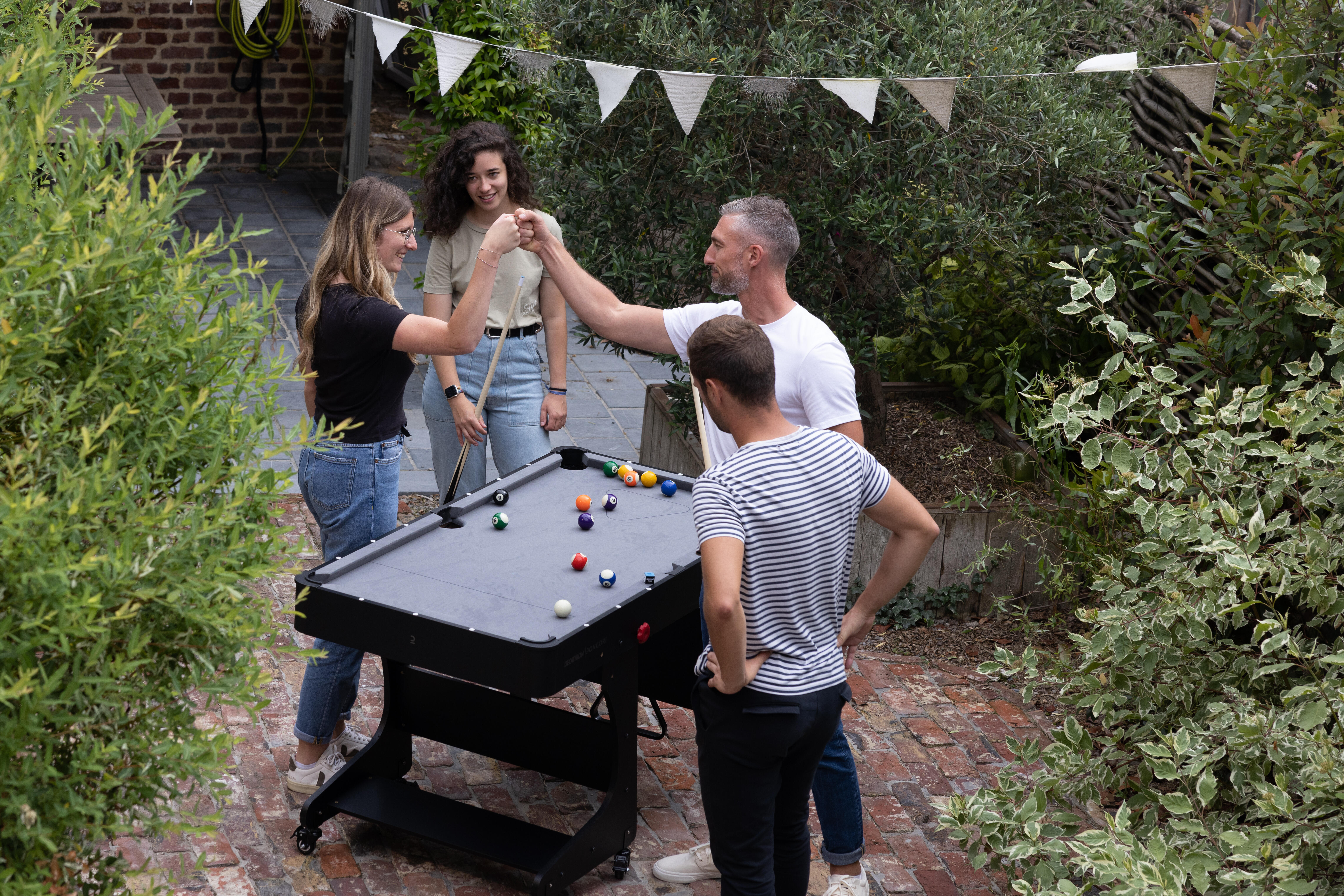 Folding Pool Table - BT 500 Grey - PONGORI