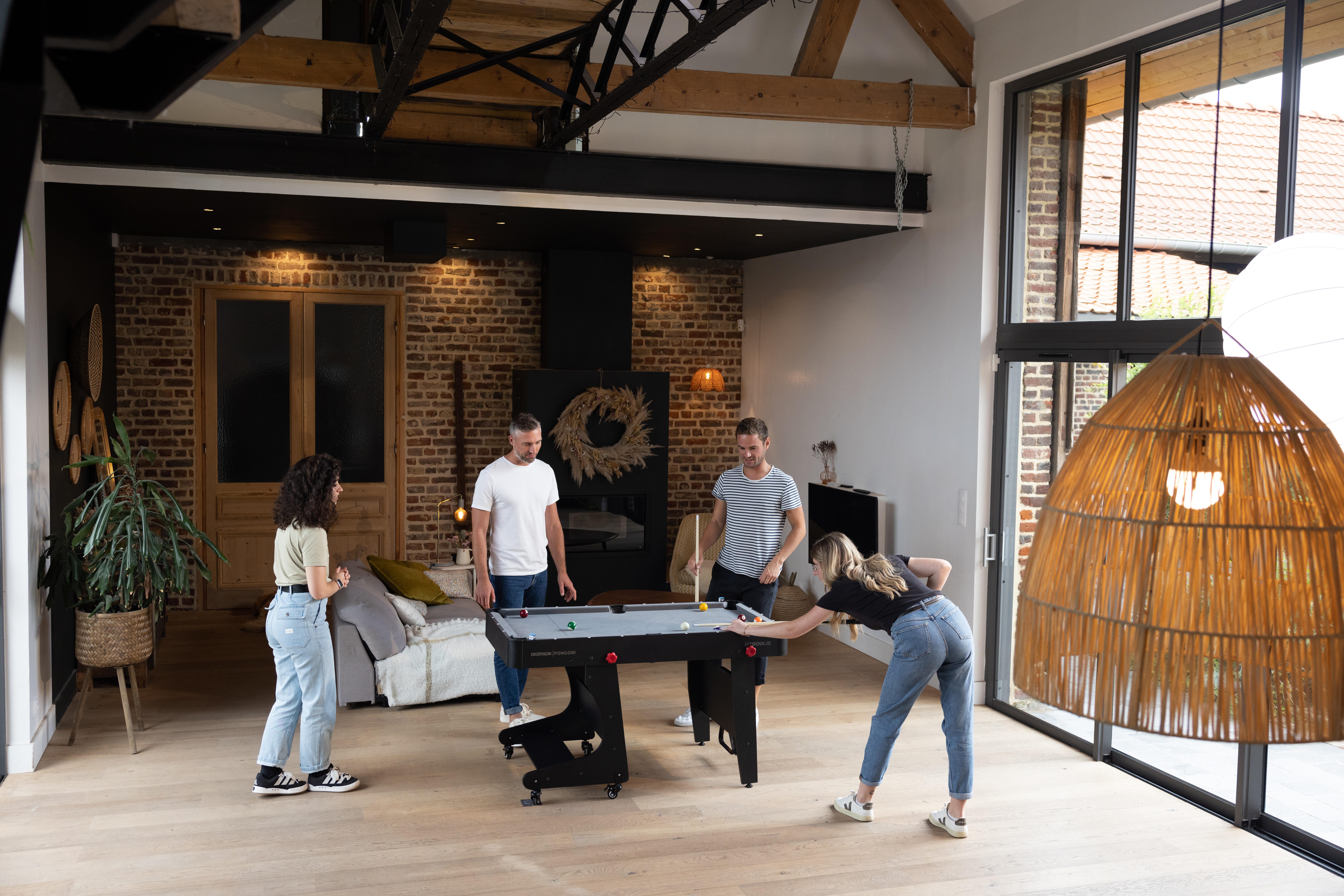 Folding Pool Table - BT 500 Grey - PONGORI