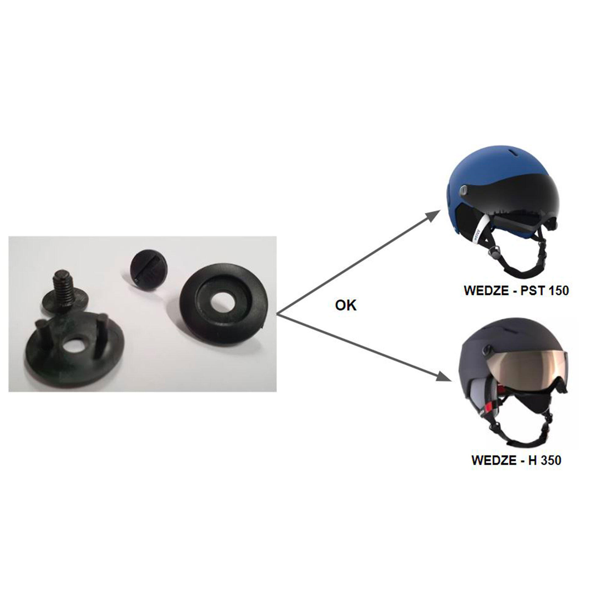 Ensemble de vis pour casque H 350 et PST 150 - WEDZE