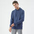Mens Sweatshirt With Hood 500 Essentials For Gym-Slate Blue