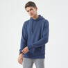 Men's Fitness Hoodie 500 Essentials - Slate Blue