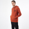 Men's Gym Cotton Blend Sweatshirt Essential 500 Printed-Dark Sepia