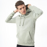 Men's Gym Cotton Fleece Hoodie Sweatshirt 500-Green