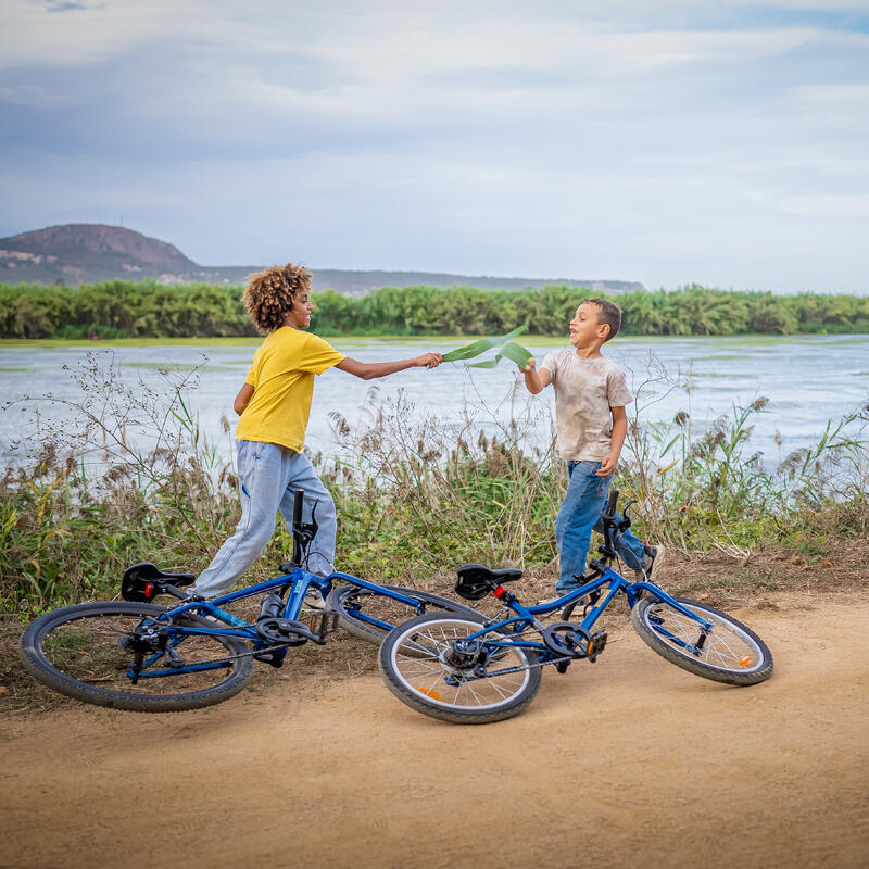 Kinderfahrrad Trekkingrad 26 Zoll Riverside 900 blau